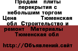 Продам 4 плиты перекрытия с небольшим торгом. › Цена ­ 12 000 - Тюменская обл. Строительство и ремонт » Материалы   . Тюменская обл.